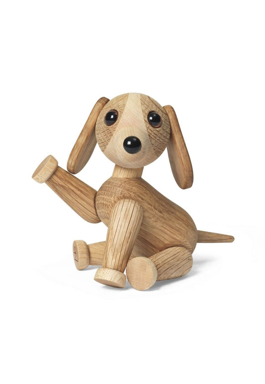 Fluff Hund Trädekoration 11 cm Ek