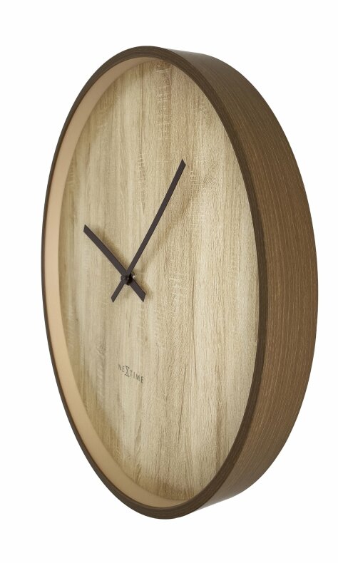 Oslo Large Väggklocka 50 cm Brun