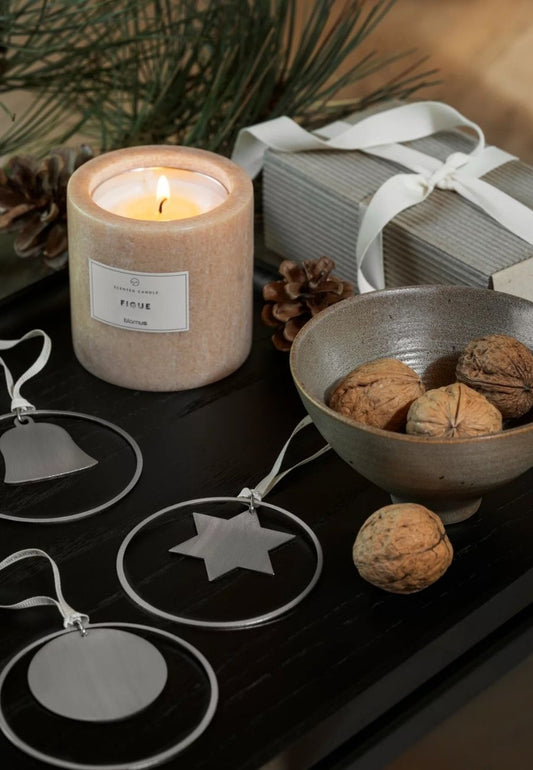 Frabli Doftljus Marmor 10 cm Indian Tan