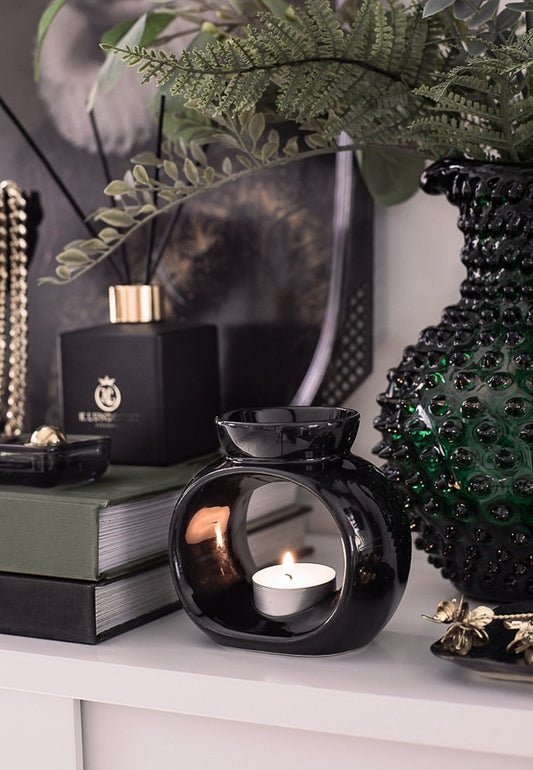 K. Lundqvist Aromalampa Svart