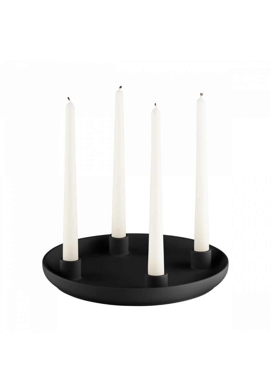 Vela Ljusstake Svart
