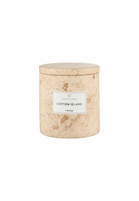 Frabli Doftljus L 10 cm Cotton Island Travertin