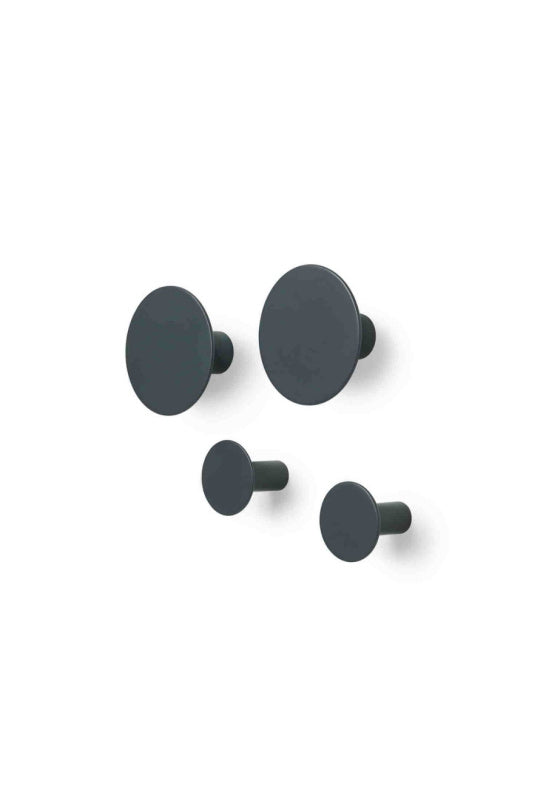 PONTO Väggkrokar Set/4, Gunmetal