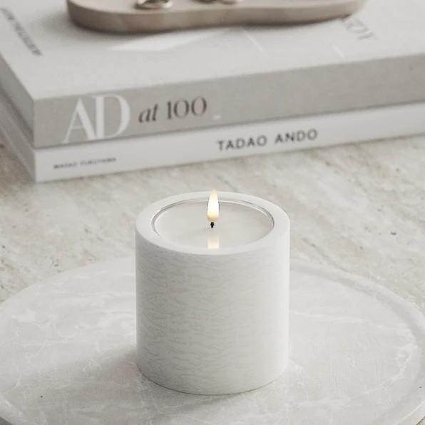 Unique LED Blockljus Vit 10x10 cm