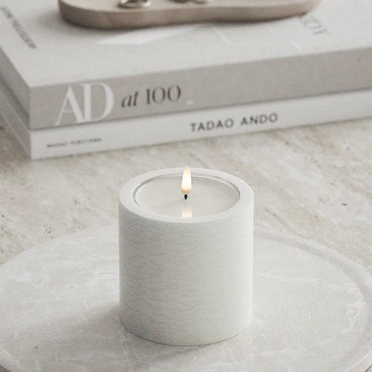 Unique LED Blockljus Vit 10x10 cm