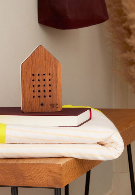 Birdybox Speldosa Fågelkvitter Mörk Ek