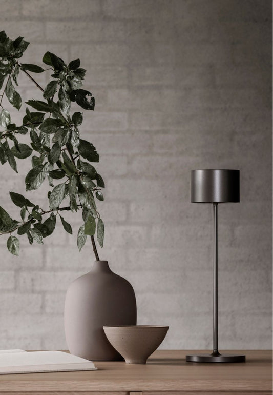 Farol Mobil Led Lampa 33,5 cm Gunmetal