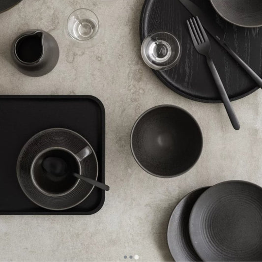 Kumi Sidotallrik Ø16 cm Espresso