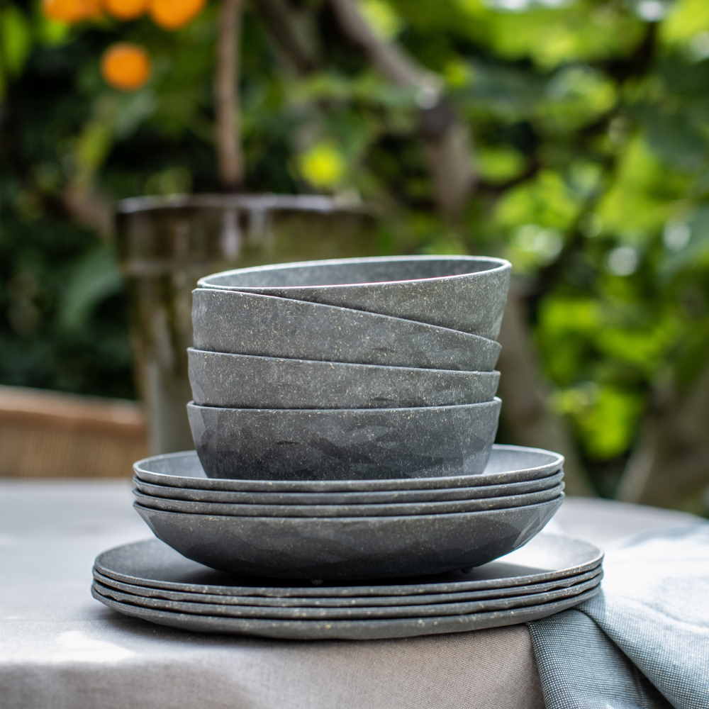 Club Tallrik 26 cm Mörkgrå 4-pack