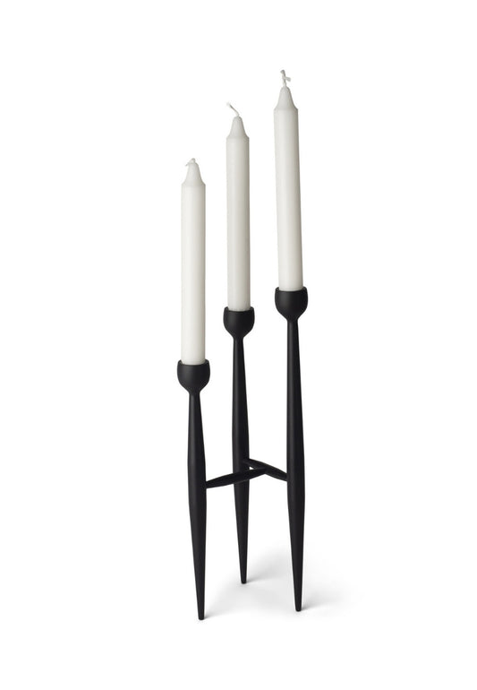 Apollo Ljusstake 32 cm Svart