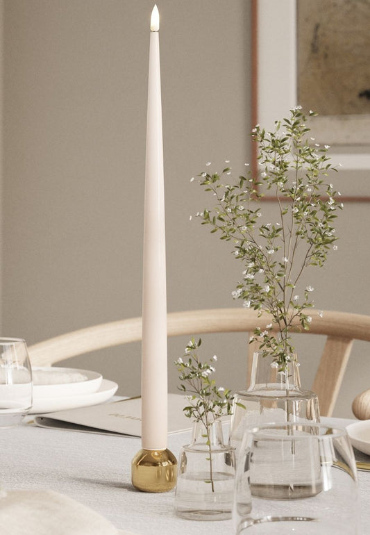 LED Kronljus Shiny 2,2x38 cm Rosa 2-pack