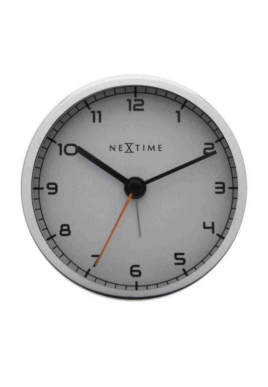 Company Alarm Väckarklocka 9 cm Vit/Metall