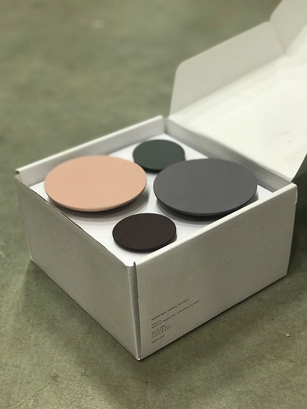PONTO Väggkrokar Set/4, Blandade färger