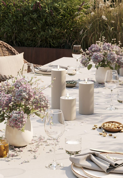 LED Blockljus Utomhus Sand 10x15 cm