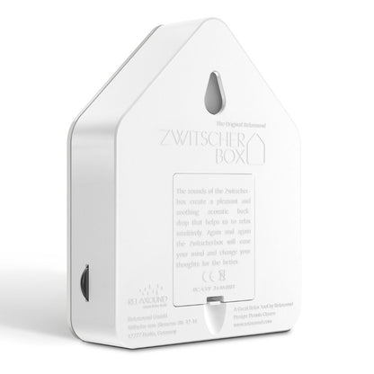 Zwitscherbox Speldosa Fågelkvitter Grå