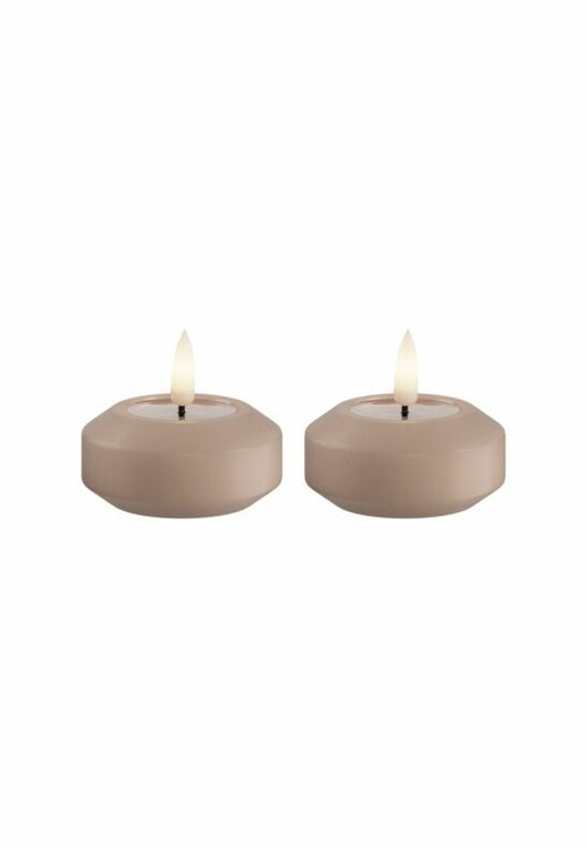 LED Flytande Värmeljus 6,1 cm Rosa 2-pack