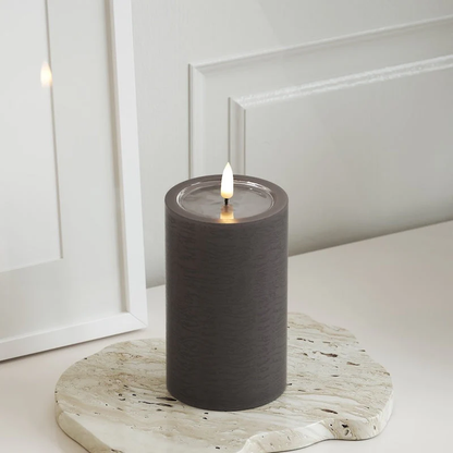 Unique LED Blockljus Mocca 7,5x12,5 cm