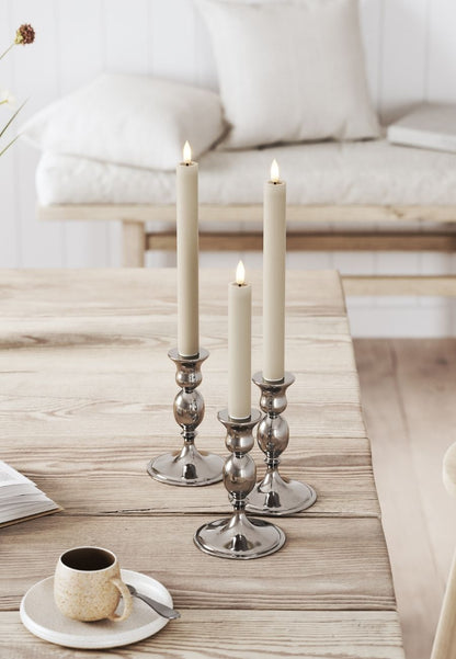 LED Kronljus 2,2x24 cm Sand 2-pack