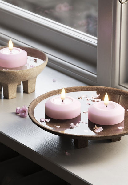 LED Flytande Värmeljus 6,1 cm Lavendel 2-pack