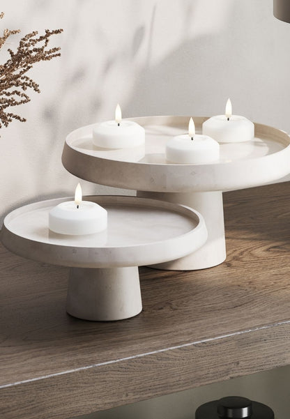 LED Flytande Värmeljus 6,1 cm Vit 2-pack