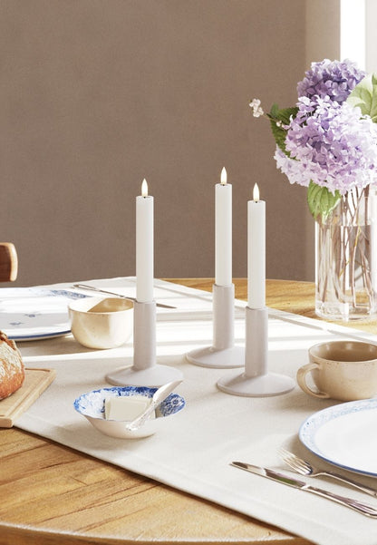 LED Kronljus 2,2x15 cm Vit 2-pack