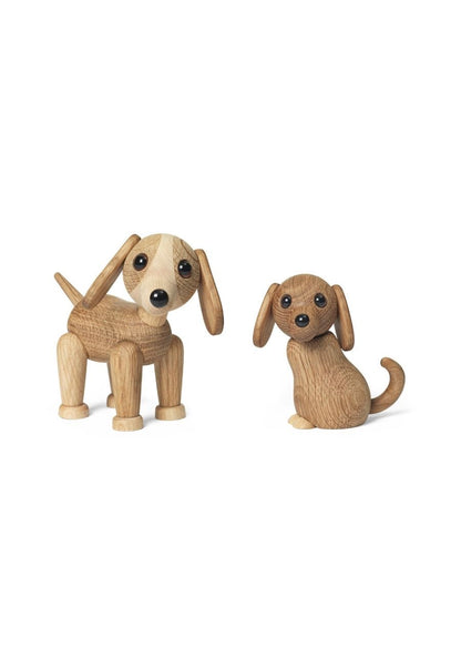 Fluff Hund Trädekoration 11 cm Ek