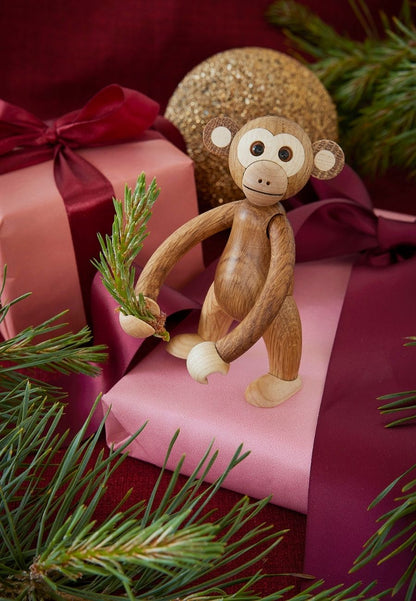 Jolly Apa Trädekoration 11 cm Ek