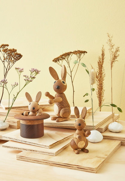 Bounce Kanin Trädekoration 9,5 cm Ek