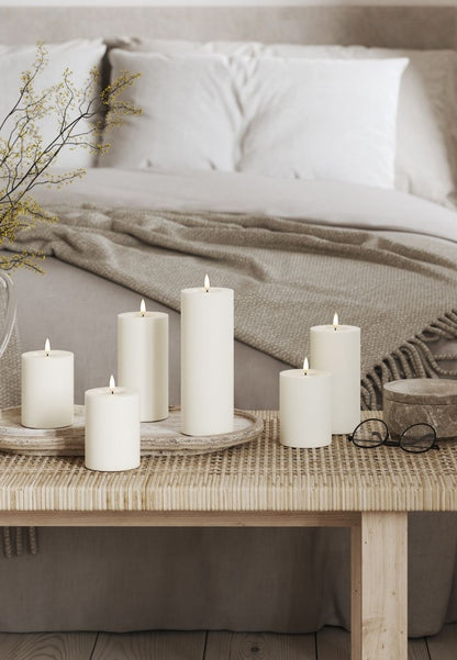 LED Blockljus Vit 10x20 cm