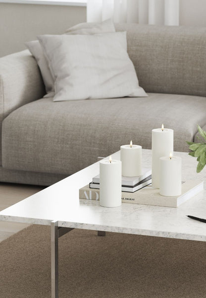 LED Blockljus Vit 7,5x15 cm