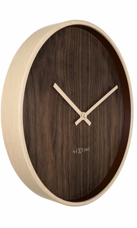 Oslo Väggklocka 30 cm Brun