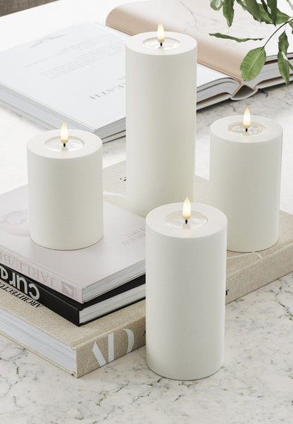 LED Blockljus Vit 5x15 cm