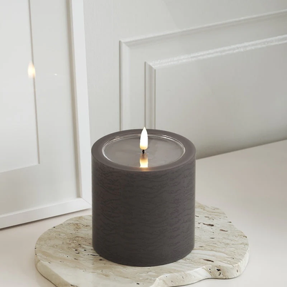 Unique LED Blockljus Mocca 10x10 cm