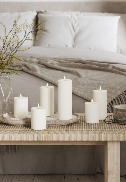 LED Blockljus Vit 7,5x15 cm