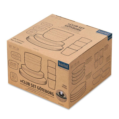 Club Göteborg Servis 16 delar Multifärg