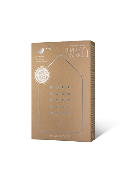 Birdybox Speldosa Fågelkvitter Rostfritt Stål