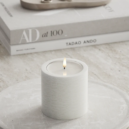 Unique LED Blockljus Vit 10x10 cm