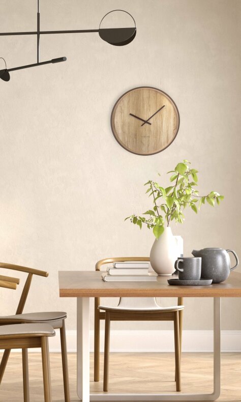 Oslo Väggklocka 30 cm Brun