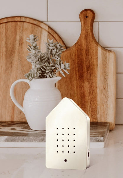 Birdybox Speldosa Fågelkvitter Vit Jesmonite