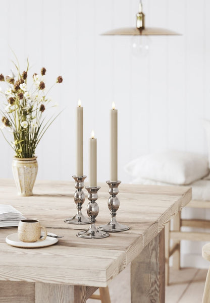 LED Kronljus 2,2x15 cm Sand 2-pack