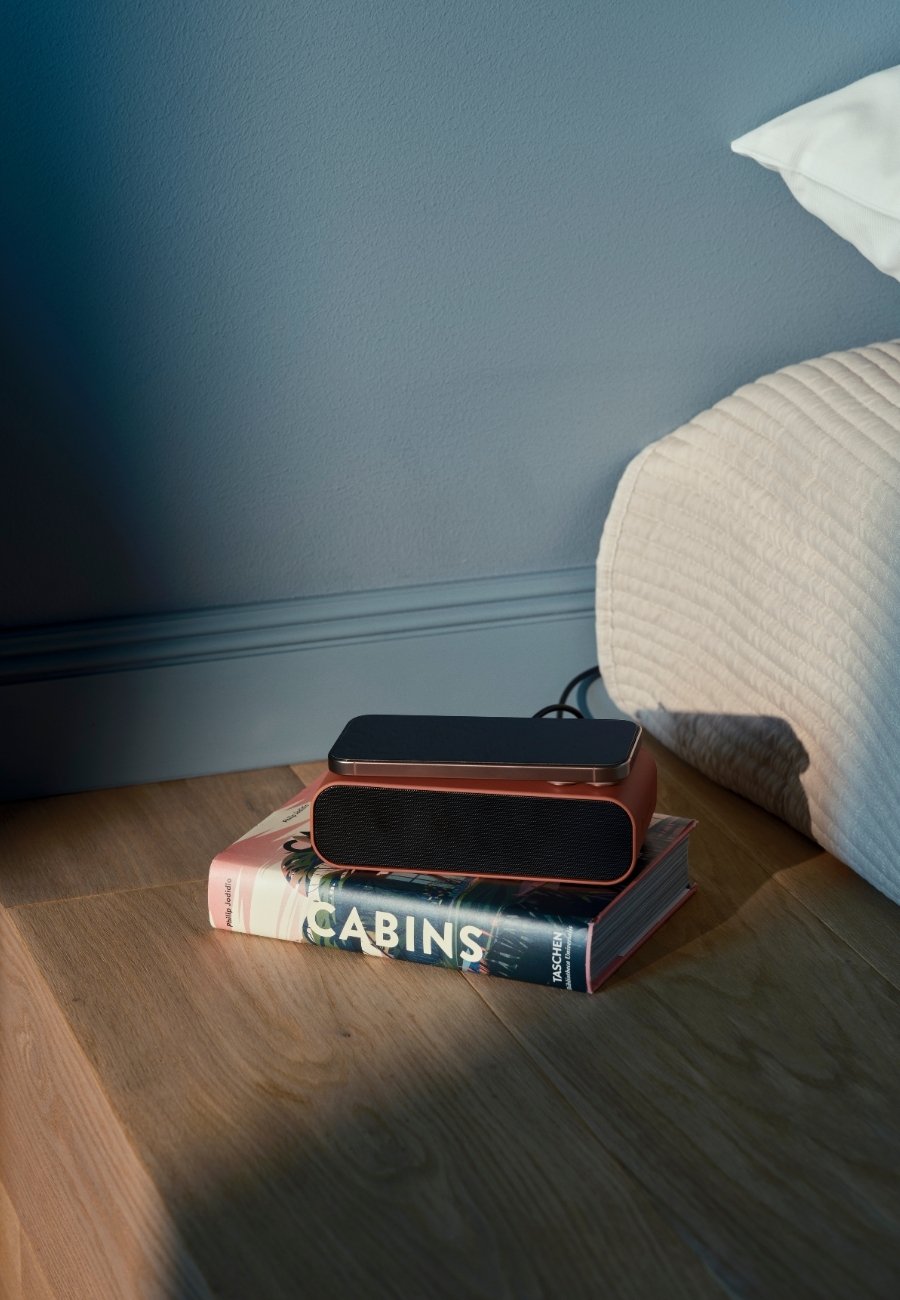 Wakie Väckarklocka Wake-Up light & Qi Terracotta