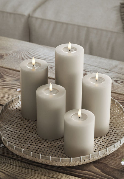 LED Blockljus Sand 5x20 cm