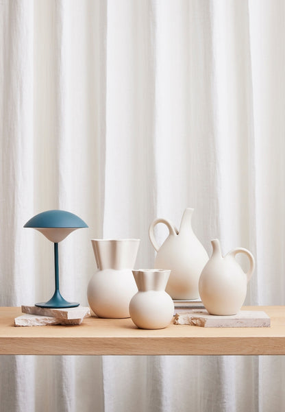 Vas Eva Stoer Nielsen 14 cm Vit