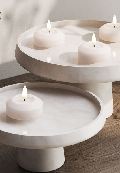 LED Flytande Värmeljus 6,1 cm Rosa 2-pack