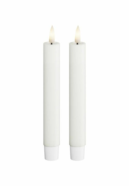 LED Kronljus 2,2x15 cm Vit 2-pack