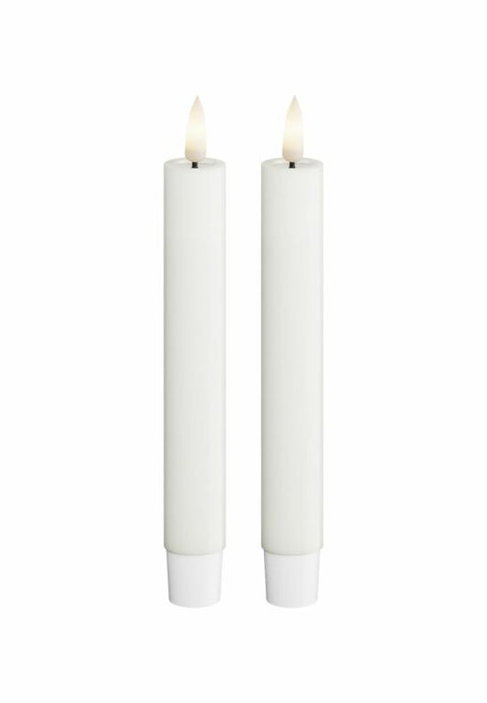 LED Kronljus 2,2x15 cm Vit 2-pack
