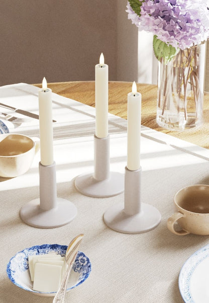 LED Kronljus 2,2x15 cm Cream 2-pack