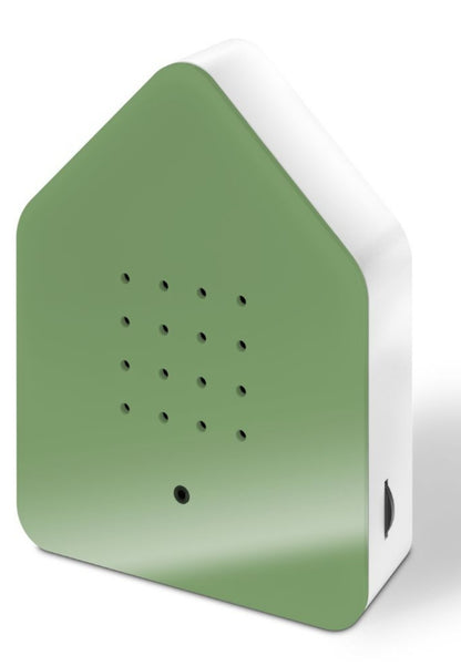 Zwitscherbox Speldosa Fågelkvitter Grön