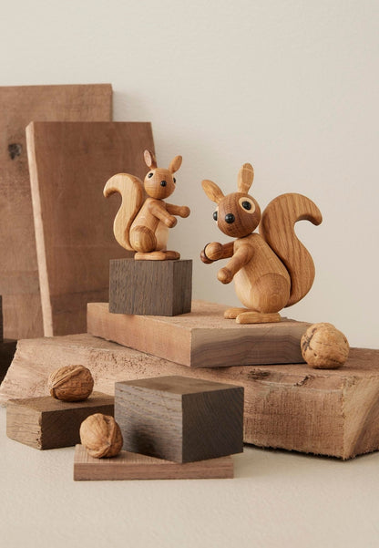 Hazel Ekorre Trädekoration 11,5 cm Ek