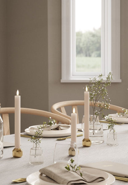 LED Kronljus 2,2x24 cm Rosa 2-pack